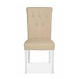 Clearance - Hampstead Dining Chairs - Set of 2 - Ivory Bonded Leather - FSS16995