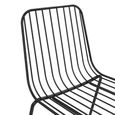 Caden Dining Chair - Set of 2 - Black Metal Wire - C025001UK