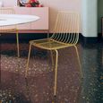Caden Dining Chair - Set of 2 - Gold Metal Wire - C025013UK