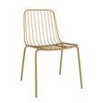 Caden Dining Chair - Set of 2 - Gold Metal Wire - C025013UK