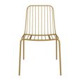 Caden Dining Chair - Set of 2 - Gold Metal Wire - C025013UK