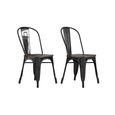 Fusion Dining Chair - Set of 2 - Black - C001101UK