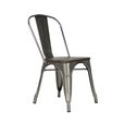 Fusion Dining Chair - Set of 2 - Gun Metal - C001105UK