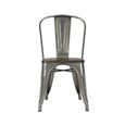 Fusion Dining Chair - Set of 2 - Gun Metal - C001105UK