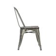 Fusion Dining Chair - Set of 2 - Gun Metal - C001105UK