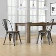 Fusion Dining Chair - Set of 2 - Gun Metal - C001105UK