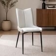 Nardo Dining Chair - Set of 2 - Grey Faux Leather