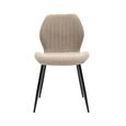 Conway Dining Chair - Set of 2 - Stone Fabric