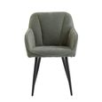 Hugo Dining Chair - Set of 2 - Mint Green Fabric