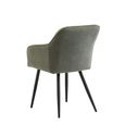 Hugo Dining Chair - Set of 2 - Mint Green Fabric