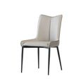 Nardo Dining Chair - Set of 2 - Grey Faux Leather