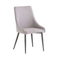 Rimini Dining Chair - Set of 2 - Grey Fabric