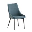 Rimini Dining Chair - Set of 2 - Teal Fabric