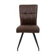 Sabena Dining Chair - Set of 2 - Antique Ebony Fabric