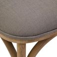 Cebu Dining Chair - Grey Wash - Padded - Elm Wood