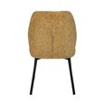 Tess Dining Chair - Set of 2 - Honey - Fabric and Metal
