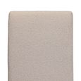 Chateau Dining Chair - Set of 2 - Roll Back - Beige - Fabric and Rustic Pine