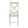 Windermere Painted Dining Chair - Set of 2 - Cross Back - Oyster Grey