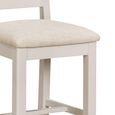 Windermere Painted Dining Chair - Set of 2 - Cross Back - Oyster Grey