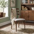 Orlando Dining Chair - Set of 2 - Ladder Back - Walnut