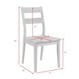 Arcadia Dining Chair - Set of 2 - Ladder Back - Oak