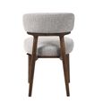 Basker Dining Chair - Fancy Natural - Fabric and Wood