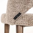 Delphina Dining Chair - Set of 2 - Lovely Nature - Fabric and Metal