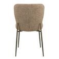 Odarby Dining Chair - Set of 2 - Brown Tweed - Fabric and Metal