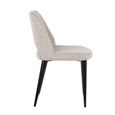 Tabitha Dining Chair - Set of 2 - Fancy Natural - Fabic and Metal