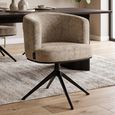 Cheyenne Swivel Dining Armchiar - Desert Fusion - Fabric and Metal