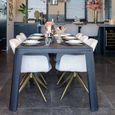 Aline Swivel Dining Armchair - White Chenille and Gold - Fabric and Metal
