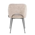 Jenthe Dining Armchair - Renegade Desert - Fabric and Metal