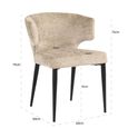 Taylor Dining Chair - Desert Fusion - Fabric and Metal