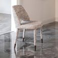 Cecilia Natural Fabric Dining Chair (Set of 2)
