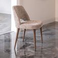 Delphina Dining Chair - Set of 2 - Lovely Nature - Fabric and Metal