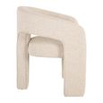 Belle Dining Chair - Curved Back - Biscotti - Fabric