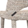 Cecilia Natural Fabric Dining Chair (Set of 2)