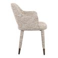 Donnatella Natural Fabric Dining Armchair