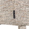 Donnatella Natural Fabric Dining Armchair