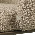 Elvi Dining Chair - Set of 2 - Mocca Chunky - Fabric and Metal