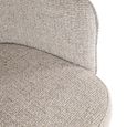 Giovanna Dining Armchair - Fancy Natural - Fabic and Metal