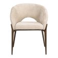 Kenzi Cream Fabric Dining Chair