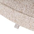 Mori Dining Chair - Curved Back - Cream Tweed - Fabric and Wood