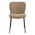 Odarby Dining Chair - Set of 2 - Brown Tweed - Fabric and Metal