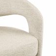 Soho Dining Chair - Curved Back - Natural Linear - Fabric