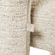 Soho Dining Chair - Curved Back - Natural Linear - Fabric