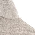 Tabitha Dining Chair - Set of 2 - Fancy Natural - Fabic and Metal