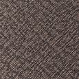 Flora Dining Chair - Set of 2 - Curved Back - Chocolate Soft Weave and Black - Fabric and Metal