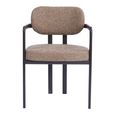 Eva Dining Armchair - Set of 2 - Truffle - Fabric