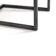 Clearance - Brooklyn Cantilever Dining Chair - Set of 2 - Brown Faux Leather - FSS17391